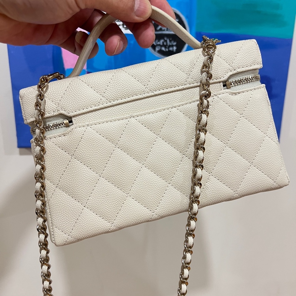 Chanel 25C Vanity / Clutch with Chain (LP Style Bag) - Picture 3 of 7